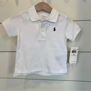 Ralph Lauren Baby White Polo Shirt
